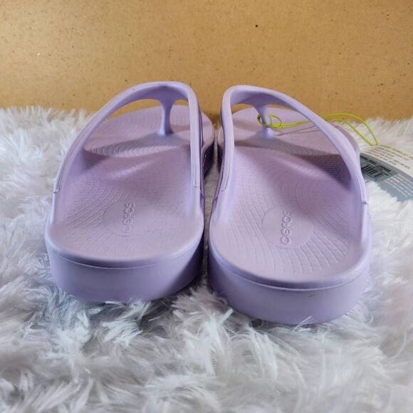 Oofos OOriginal Unisex Lavender Flip Flops- Size M13/W15- NWT - Picture 4 of 9